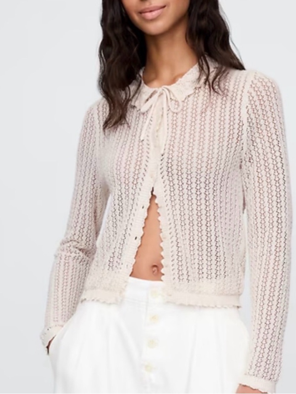 NWT Gap Doen Crochet top medium